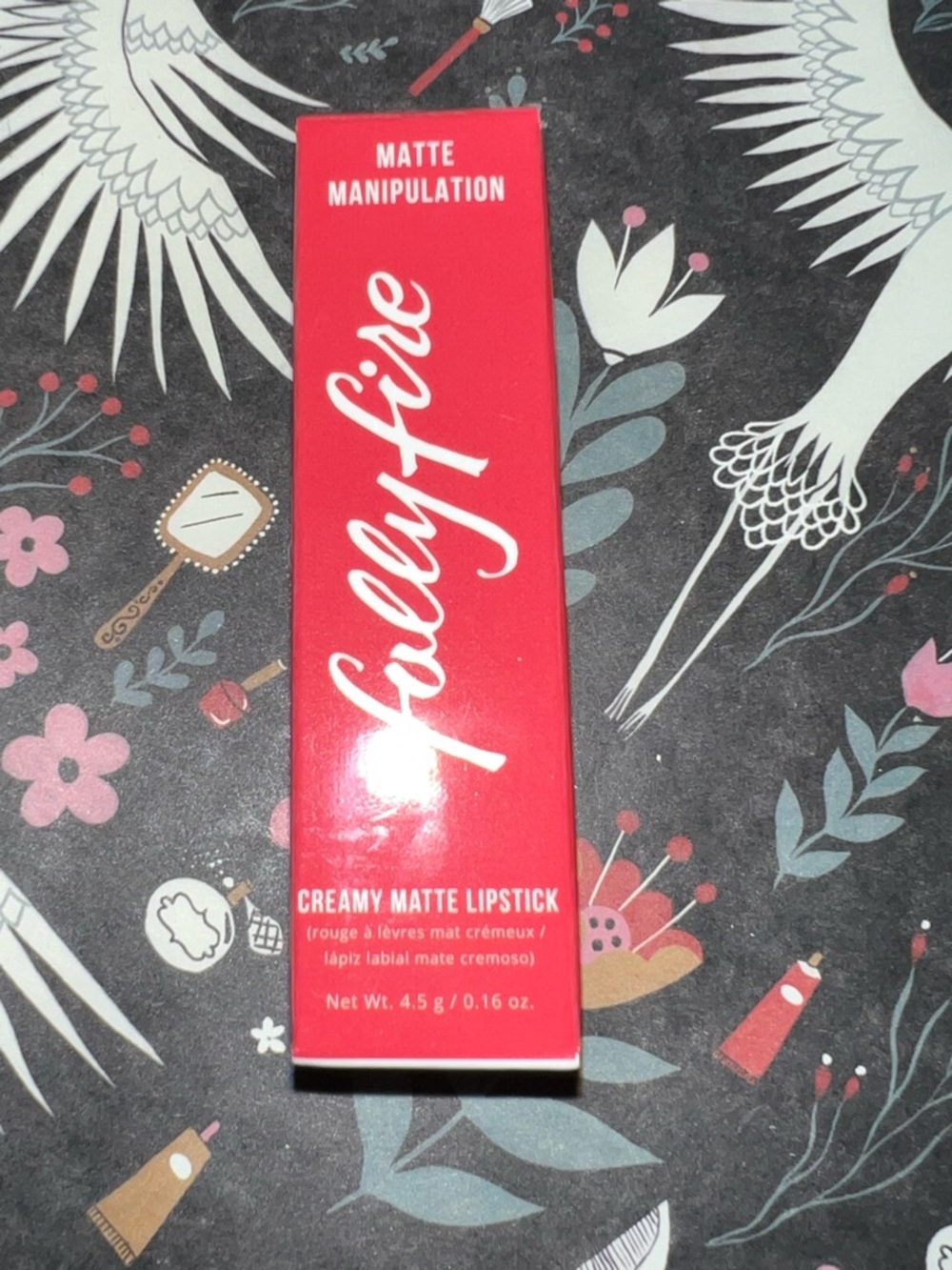 Folly Fire Creamy Matte Lipstick - Matte Manipulation in Sunset Red